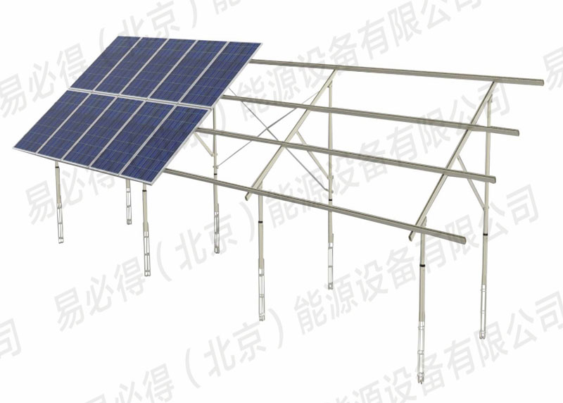 地面雙樁支架